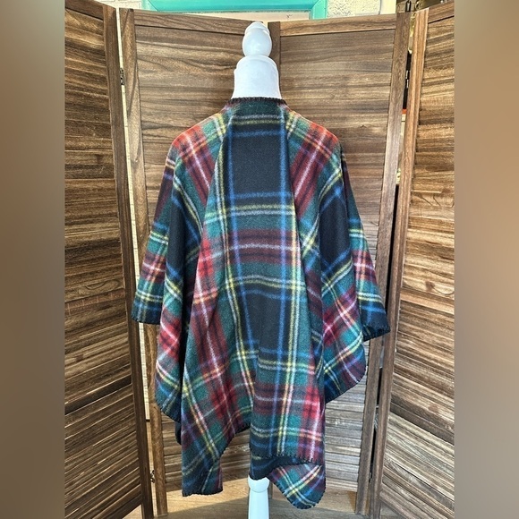 WOOLRICH BRISTOL TARTAN PLAID COZY BLANKET WRAP ONE SIZE - Picture 6 of 11